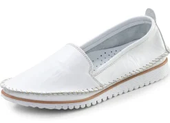 Andrea Conti, klassische Damen-Slipper, Weite G, mit herausnehmbarem Fußbett