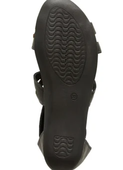 Andrea Conti, modische Damen-Sandalen, aus Leder