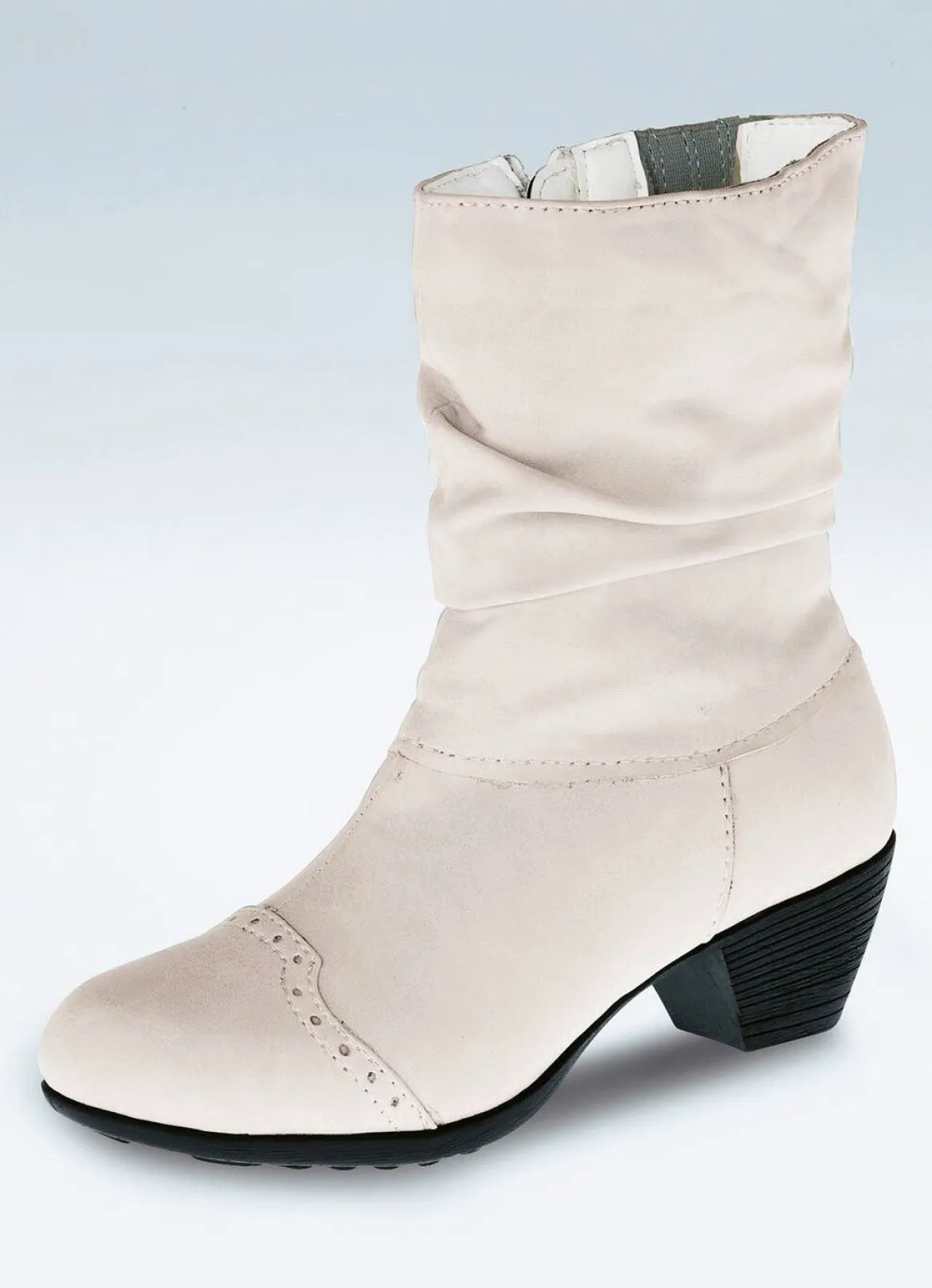 Andrea Conti, modische Damen-Stiefeletten, Winterschuhe, mit Reißverschluss