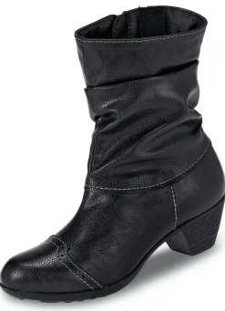 Andrea Conti, modische Damen-Stiefeletten, Winterschuhe, mit Reißverschluss