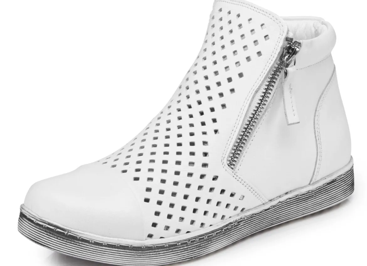 Andrea Conti, sommerliche Damen-Stiefeletten, mit herausnehmbarem Fußbett