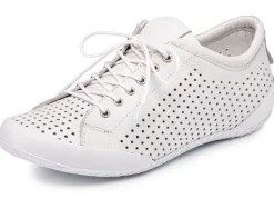 Andrea Conti, sommerliche Damen-Schnürschuhe, mit herausnehmbarem Fußbett
