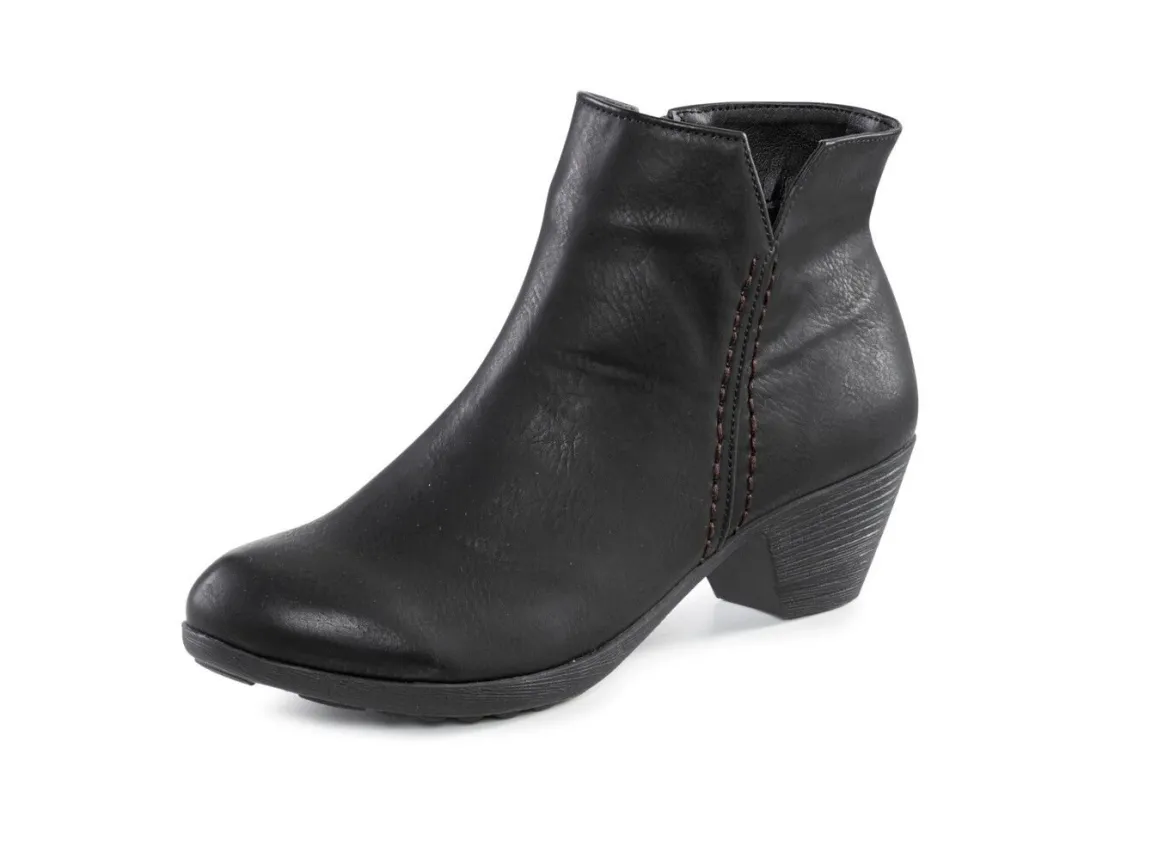 Andrea Conti, trendige Damen-Stiefeletten, mit Reißverschluss