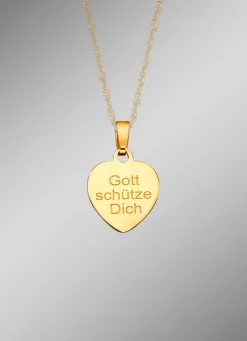 Anhänger Schutzengel mit Diamantschnitt