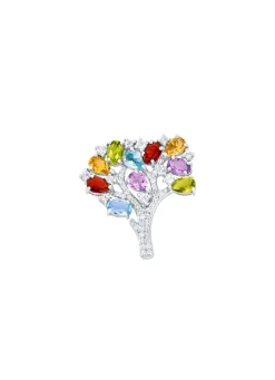 Anstecknadel mit Edelsteine