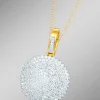 Aparter Anhänger mit 160 Diamanten