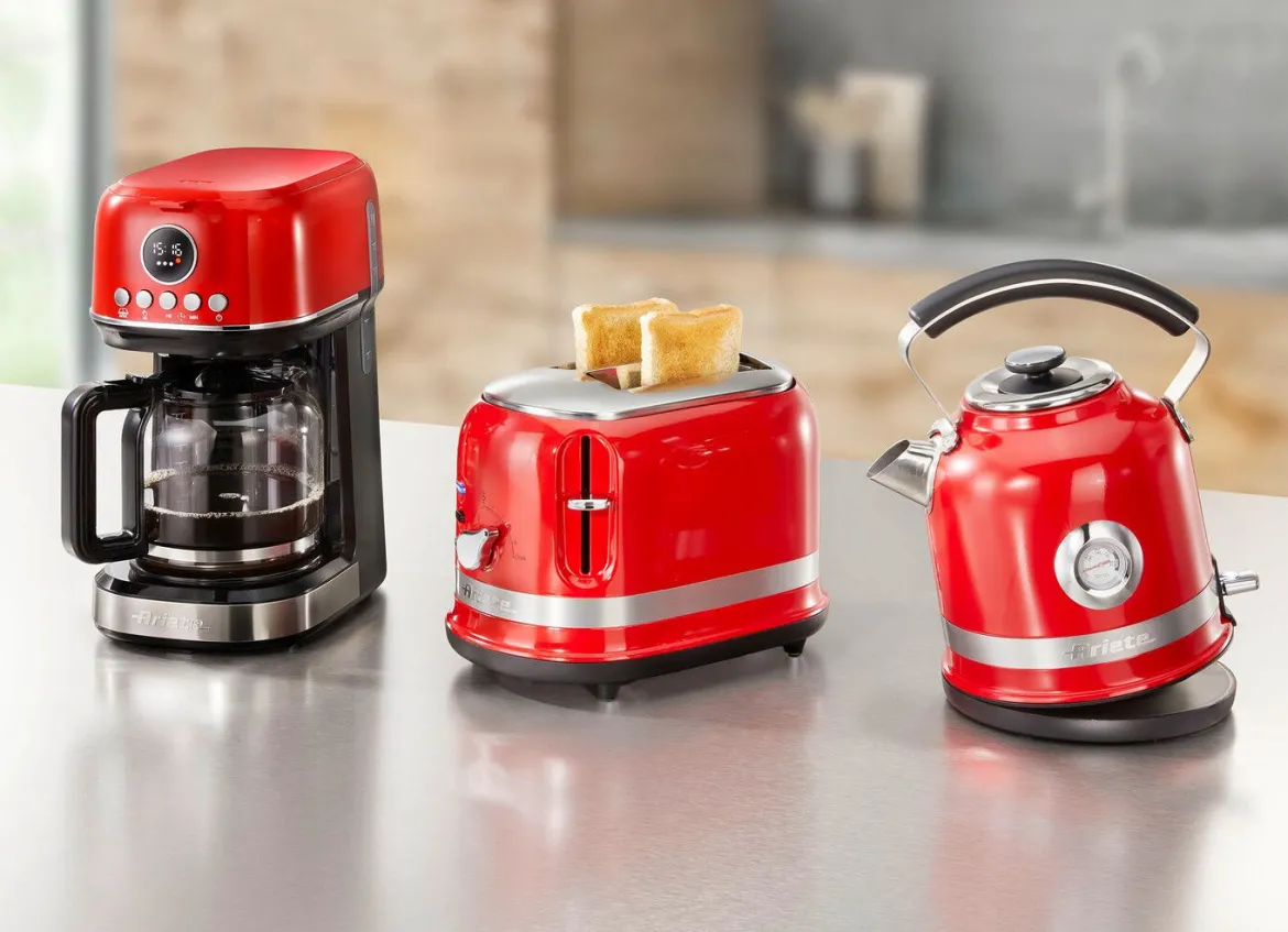 Ariete Frühstücksserie moderna im Retro-Design