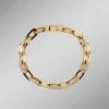 Armband aus vergoldetem Edelstahl mit Kristallen