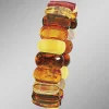 Armband, echte bunte Naturbernsteine