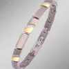Armband in Bicolor mit synth. Zirkonia