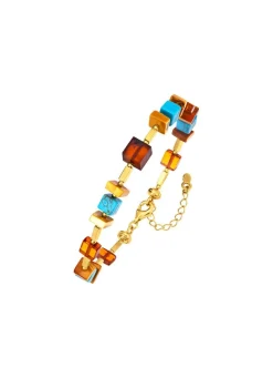 Armband mit Bernstein und Türkis