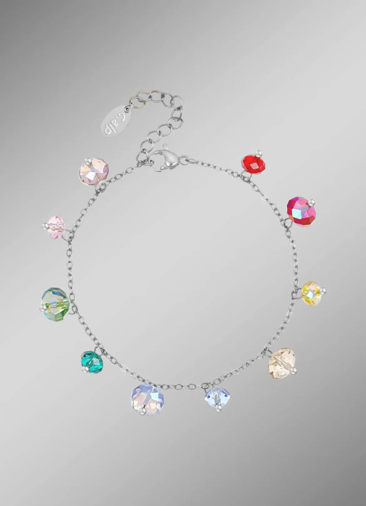 Armband mit bunten Swarovski®-Kristallen