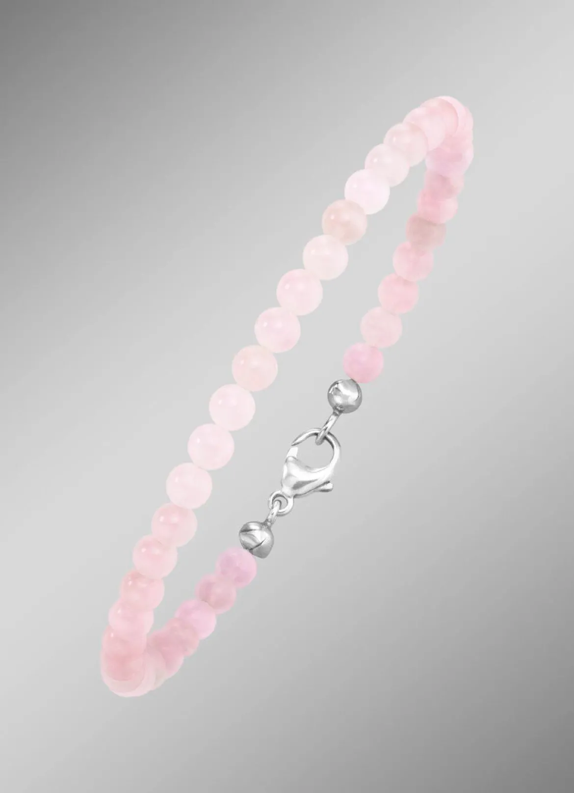 Armband mit echtem Rosenquarz