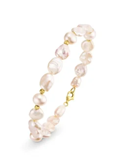 Armband mit SW-Zuchtperlen und Keshi-Perlen