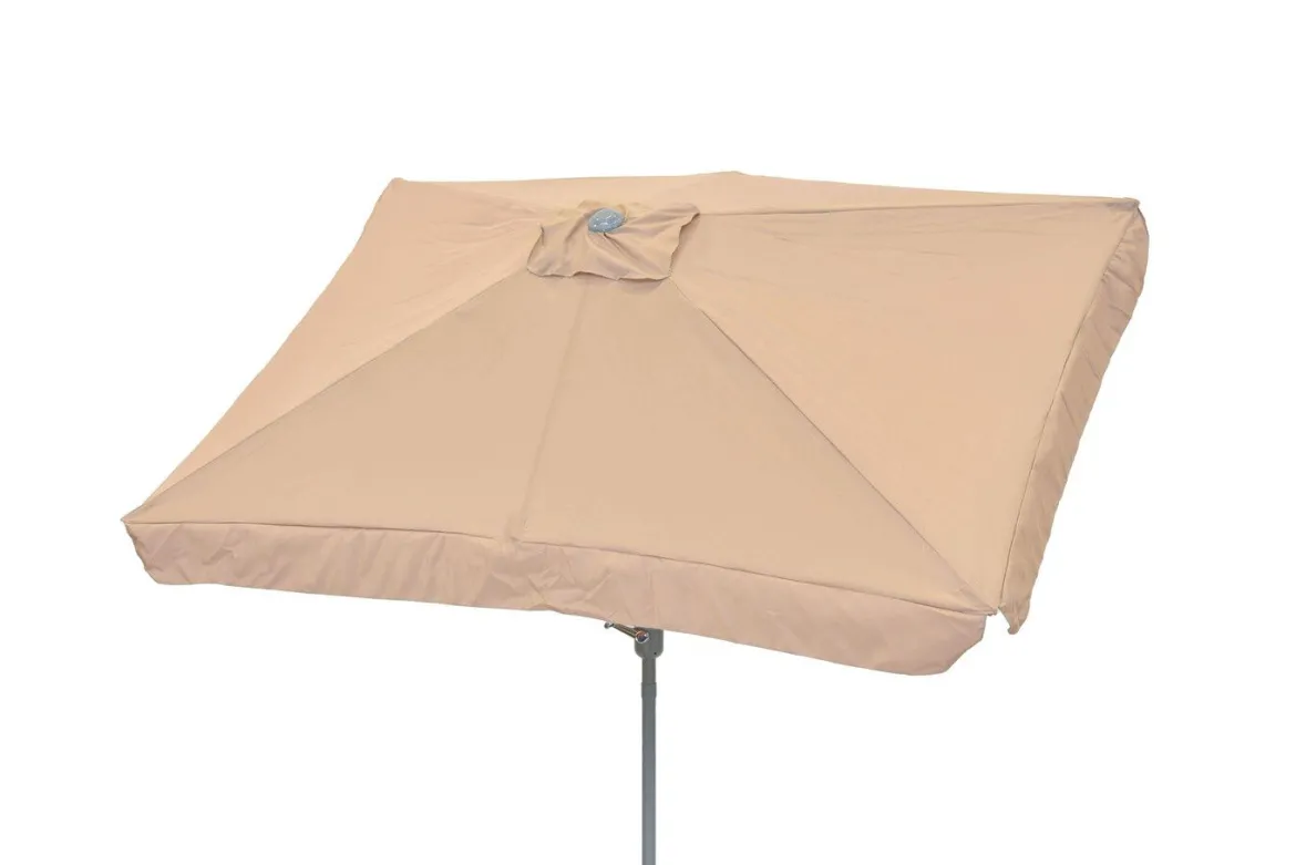 Balkonschirm mit Aluminium-Rohr