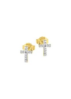 Beliebte Ohrstecker mit 2 Diamanten
