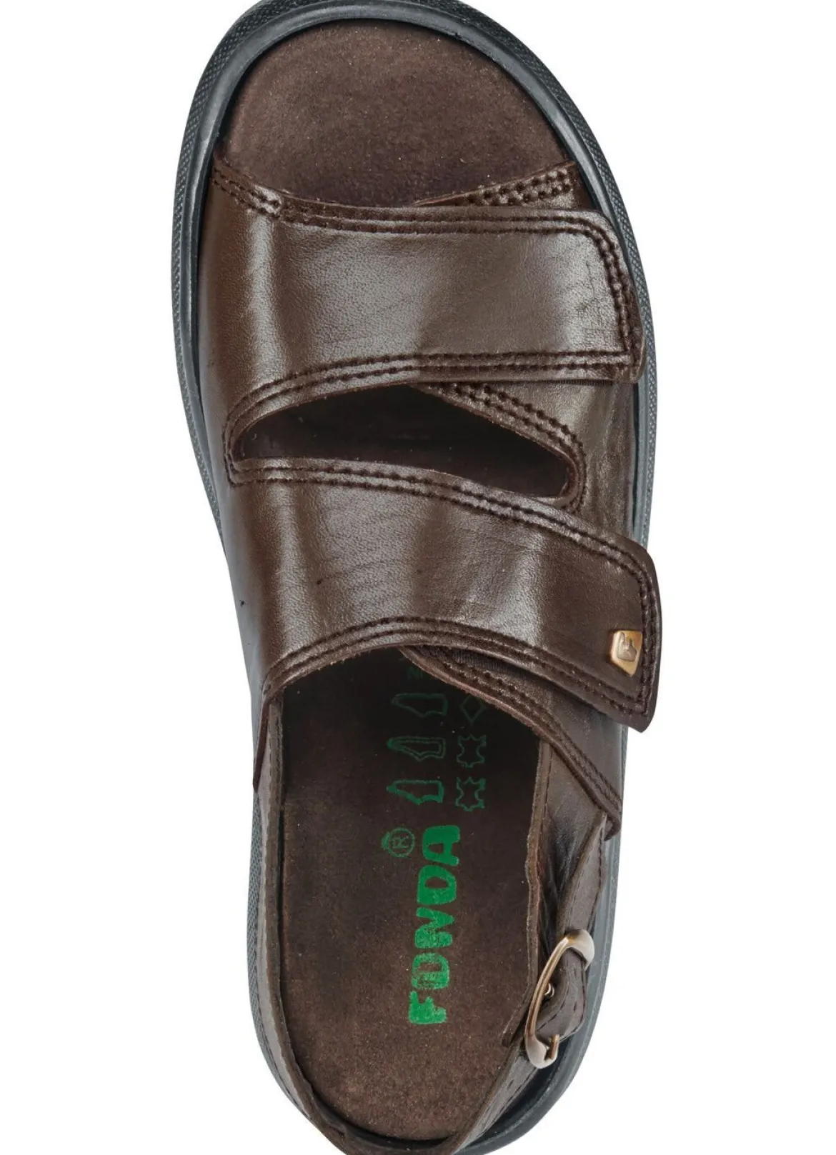 Bequeme Herren-Sandalen, Weite K, mit herausnehmbarem Fußbett