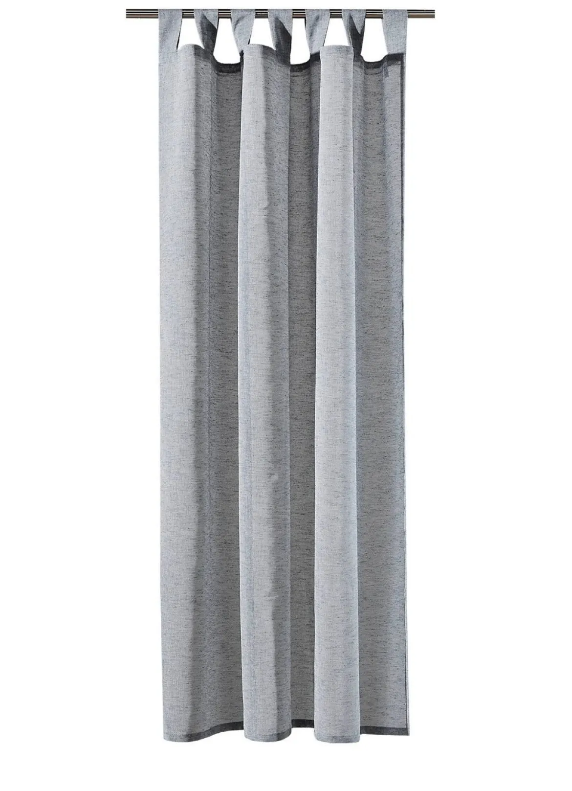 Übergardine in Leinenoptik