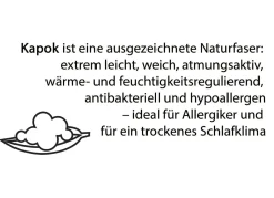 Bettwarenprogramm von Irisette mit Kapok-Fasern