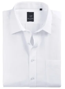 Bügelleichtes "Milano Italy"-Hemd in 6 Farben