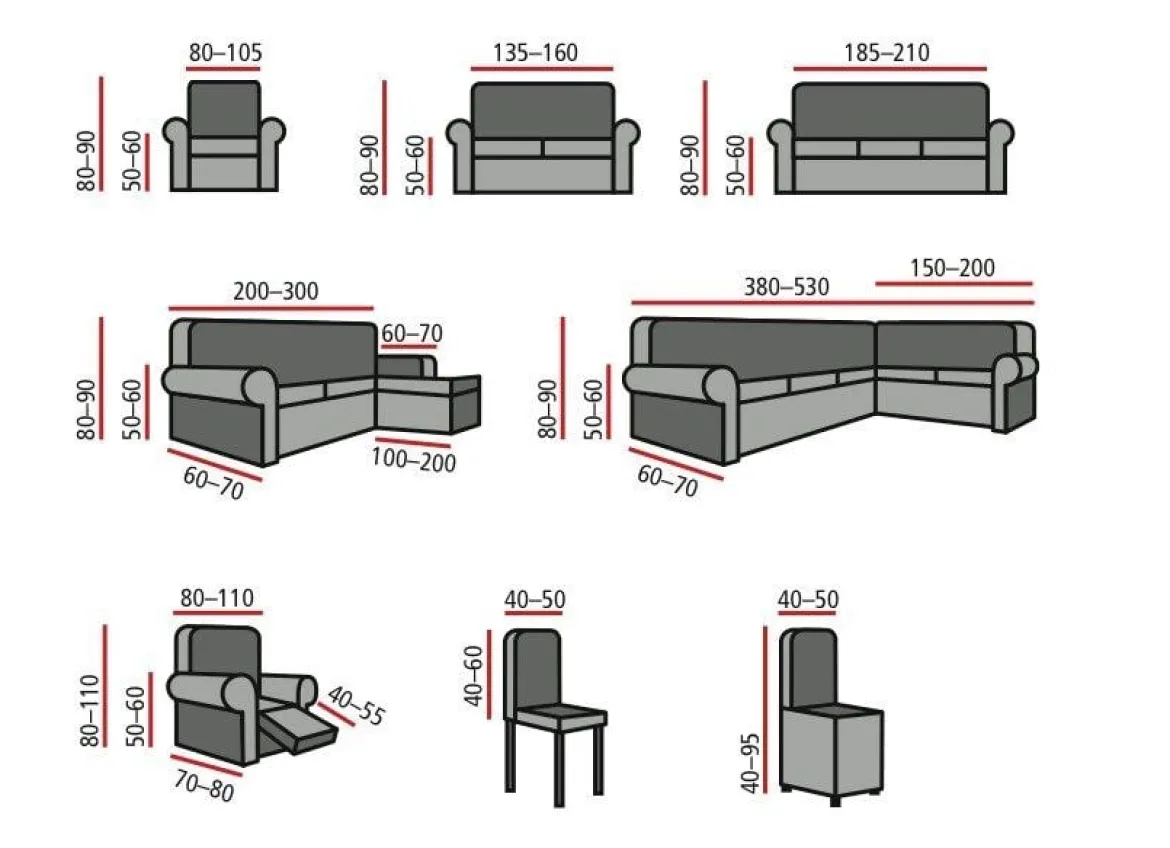 Bi-elastische Mikrofaser-Stretchbezüge
