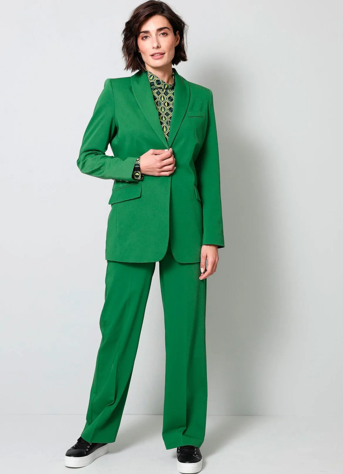 Blazer mit Schalkragen