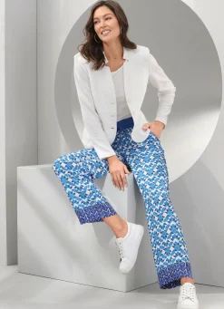 Blusenblazer mit Schulterpolstern