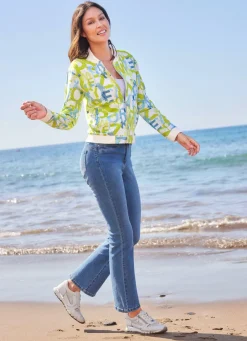 Blusenjacke mit tollem Dessin