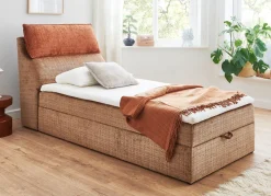 Boxspringbett mit Bettkasten und Kaltschaumtopper