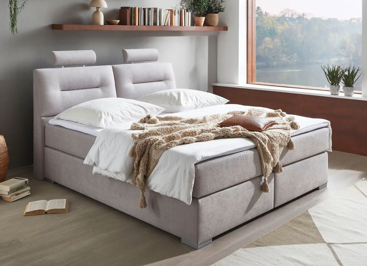 Boxspringbett mit Topper