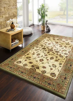 Brücken und Teppiche mit feinen floralen Details