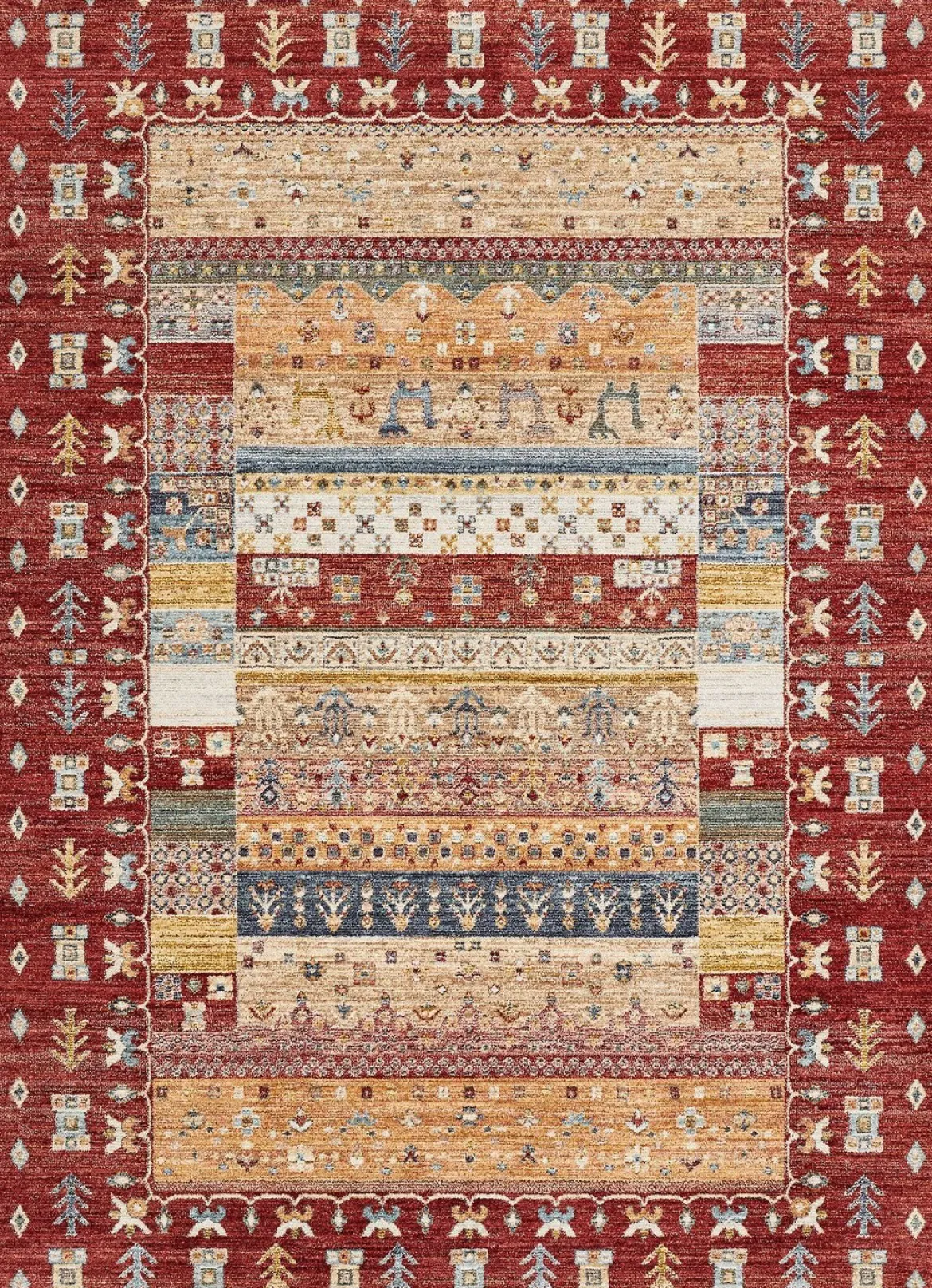 Brücken und Teppiche mit Textil-Rückseite
