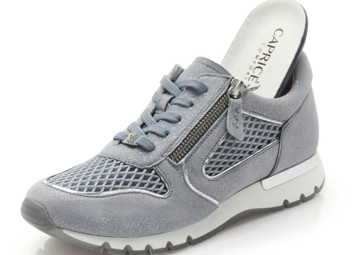 Caprice, schicke Damen-Sneaker, Weite H, mit herausnehmbarem Fußbett