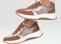 Caprice, trendige Damen-Sneaker, Weite G, mit herausnehmbarem Fußbett