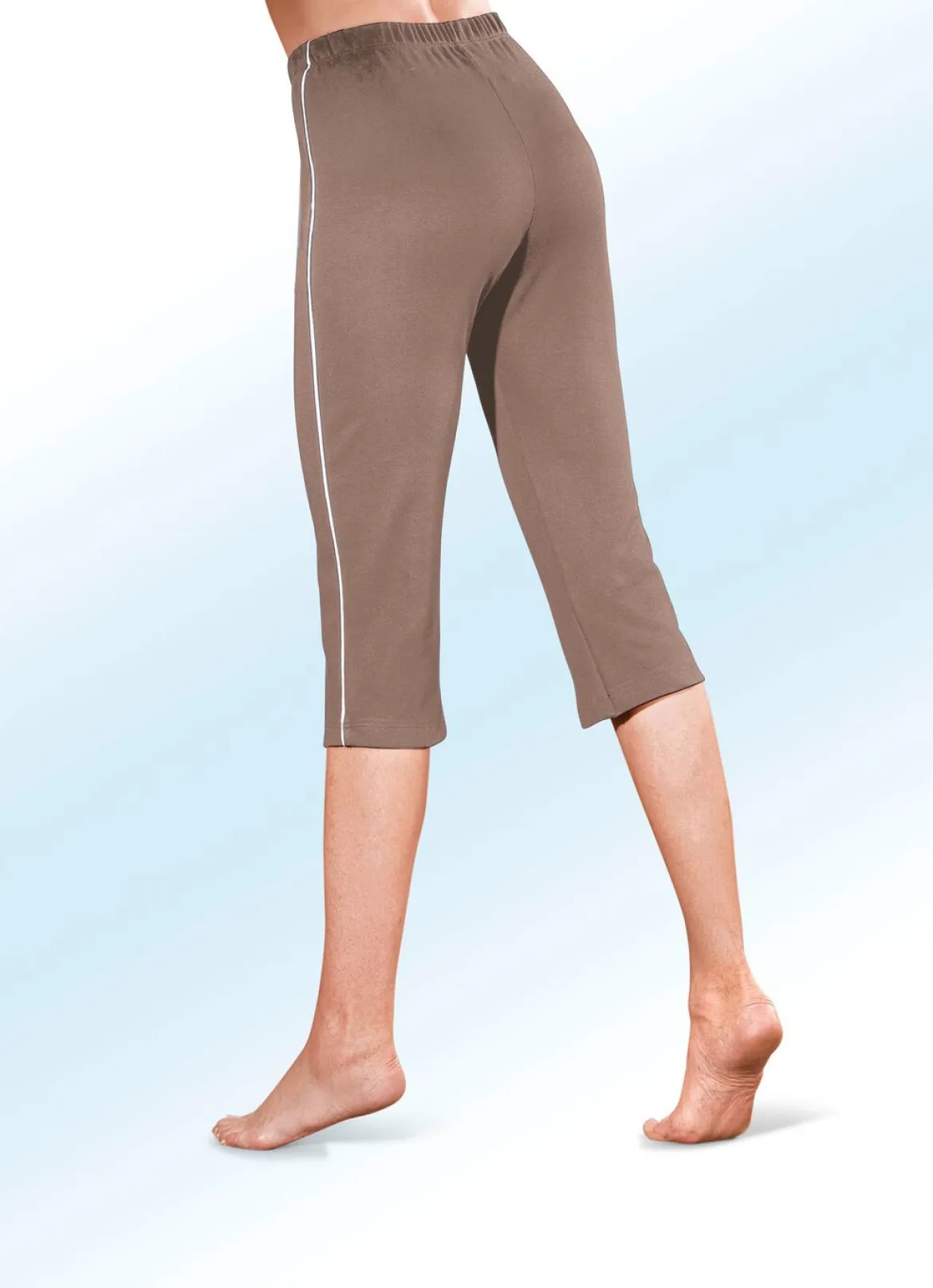 Caprihose mit Dehnbund rundum