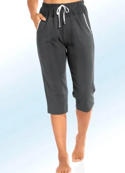 Caprihose mit Zierband