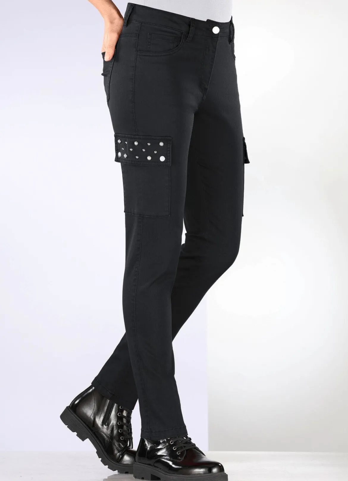 Cargohose in 5-Pocket-Form