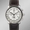 Chronograph mit Lederband