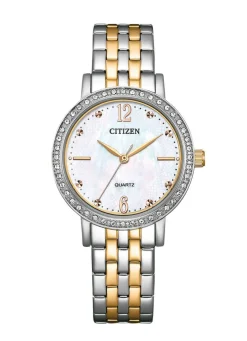 Citizen Quartz-Damenuhr mit Perlmutt-Einlage