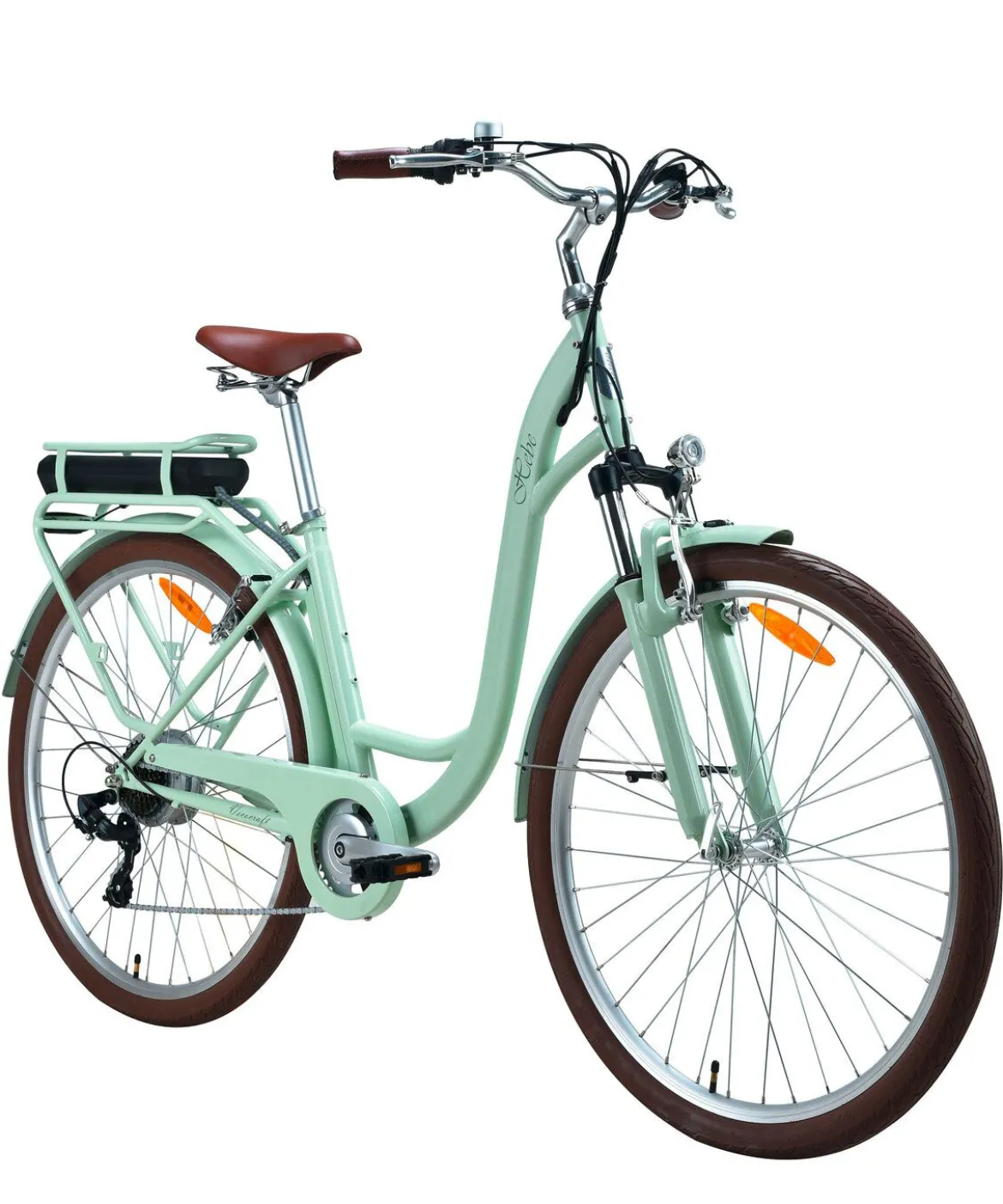 City-E-Bike mit Tiefeinstieg
