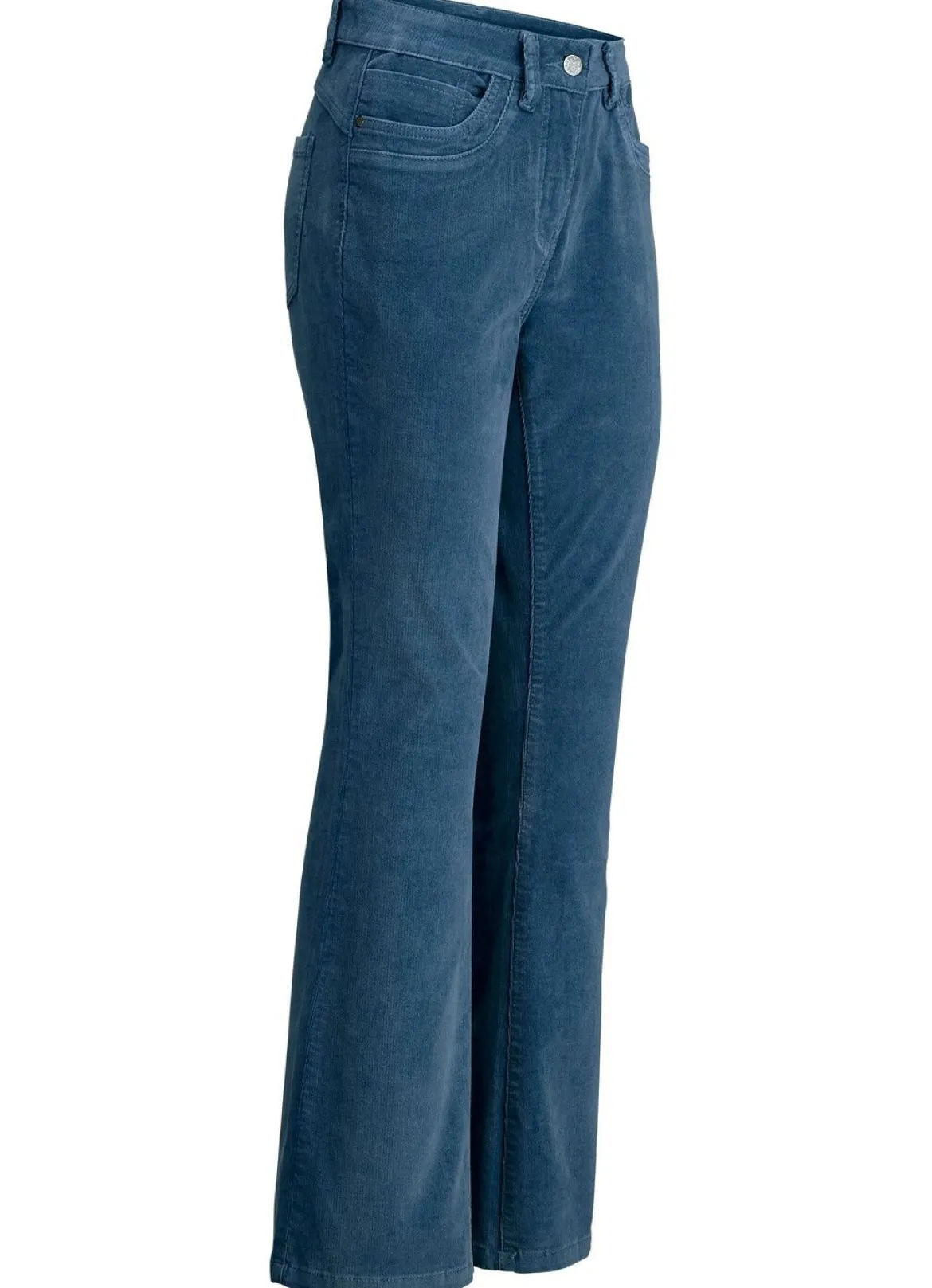 Cordhose in trendiger Bootcut-Form