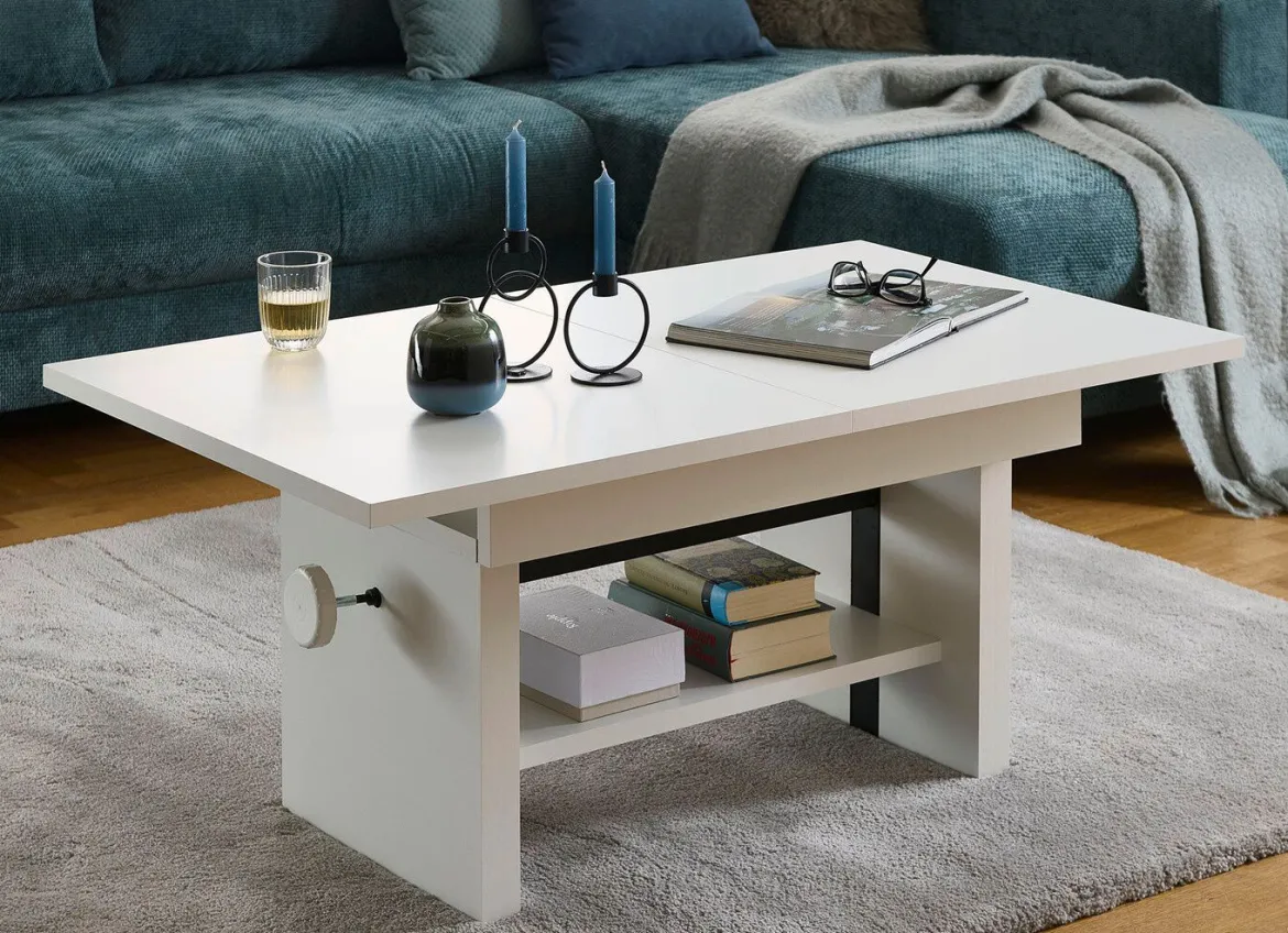 Couchtisch mit Lift-Mechanik