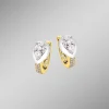 Creolen mit Brillanten und Diamanten