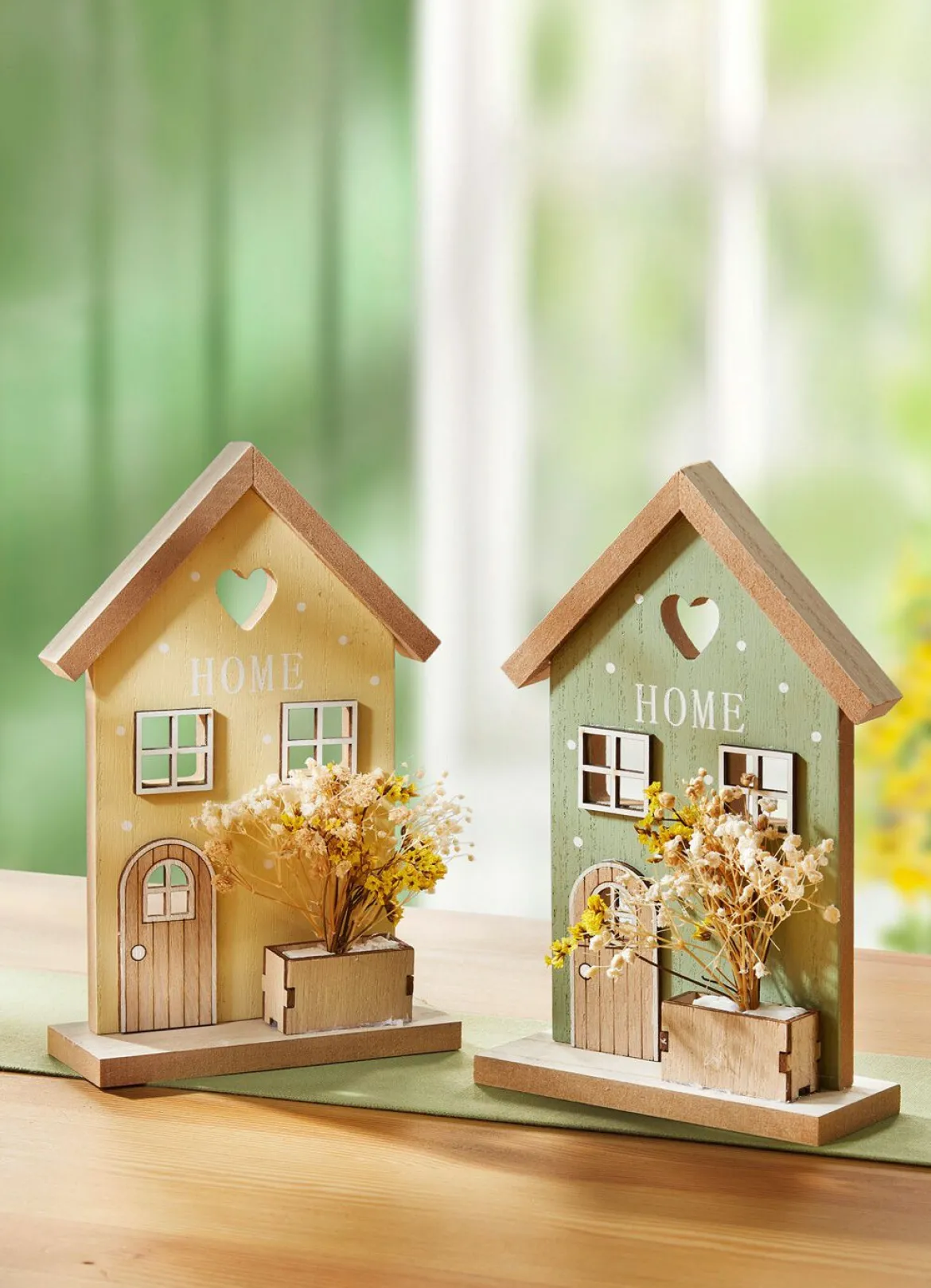 Deko-Häuschen, 2er-Set