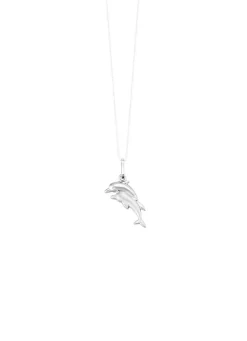 Delfin-Anhänger in Silber