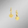 Diamantiere Herz-Ohrringe aus Gold