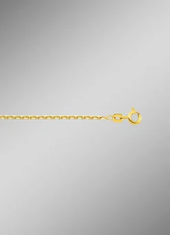 Diamantierte Ankerkette aus Gold