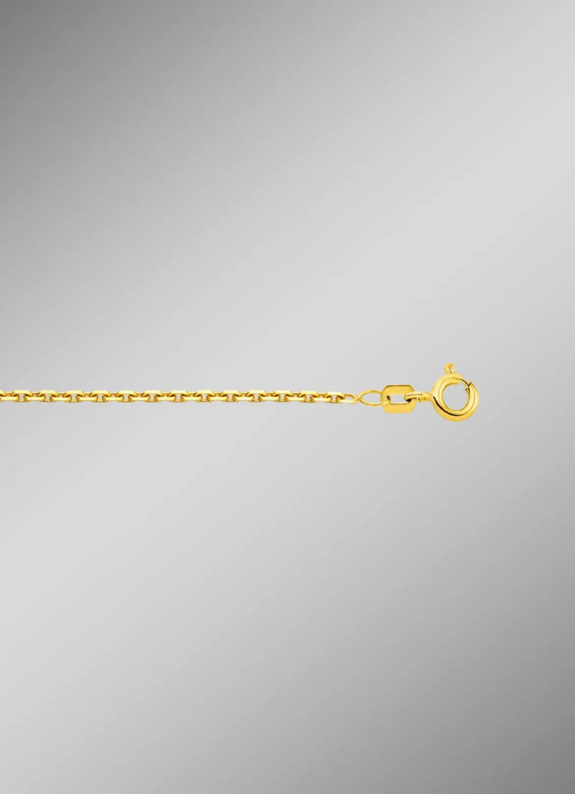 Diamantierte Ankerkette aus Gold