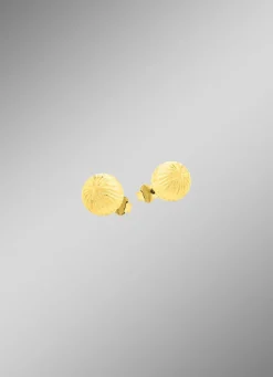 Diamantierte Kugel-Ohrstecker