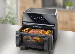 Digitale Heißluftfritteuse mit Touchdisplay